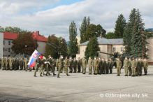Slávnostný nástup Základne výcviku a mobilizačného doplňovania pri príležitosti  Dňa ozbrojených síl Slovenskej republiky